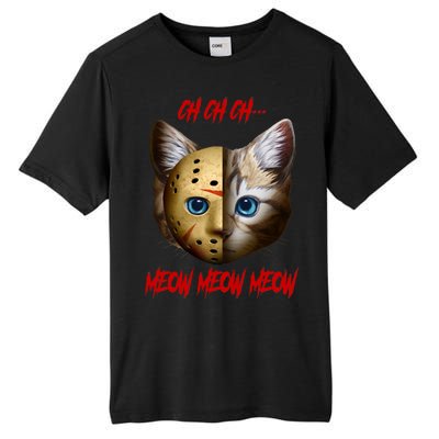 Ch Ch Ch Meow Meow Meow Cat Horror Movie Tall Fusion ChromaSoft Performance T-Shirt