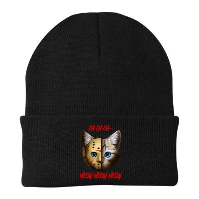 Ch Ch Ch Meow Meow Meow Cat Horror Movie Beanie