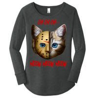 Ch Ch Ch Meow Meow Meow Cat Horror Movie Women's Perfect Tri Tunic Long Sleeve Shirt