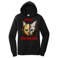 Ch Ch Ch Meow Meow Meow Cat Horror Movie Women's Pullover Hoodie