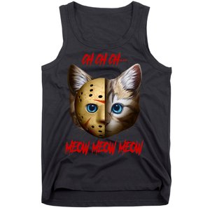 Ch Ch Ch Meow Meow Meow Cat Horror Movie Tank Top