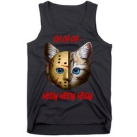 Ch Ch Ch Meow Meow Meow Cat Horror Movie Tank Top