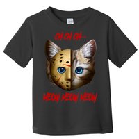 Ch Ch Ch Meow Meow Meow Cat Horror Movie Toddler T-Shirt