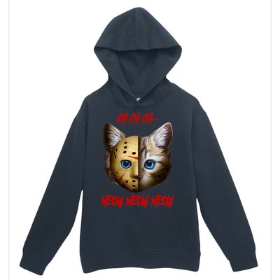 Ch Ch Ch Meow Meow Meow Cat Horror Movie Urban Pullover Hoodie