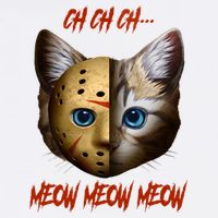 Ch Ch Ch Meow Meow Meow Cat Horror Movie Garment-Dyed Sweatshirt