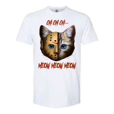 Ch Ch Ch Meow Meow Meow Cat Horror Movie Softstyle® CVC T-Shirt