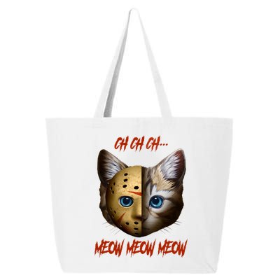 Ch Ch Ch Meow Meow Meow Cat Horror Movie 25L Jumbo Tote