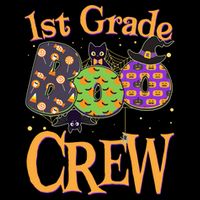Cute Halloween 1st Grade Boo Crew Bucket Hat