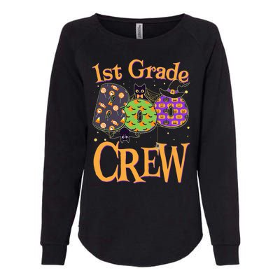 Cute Halloween 1st Grade Boo Crew Womens California Wash Sweatshirt