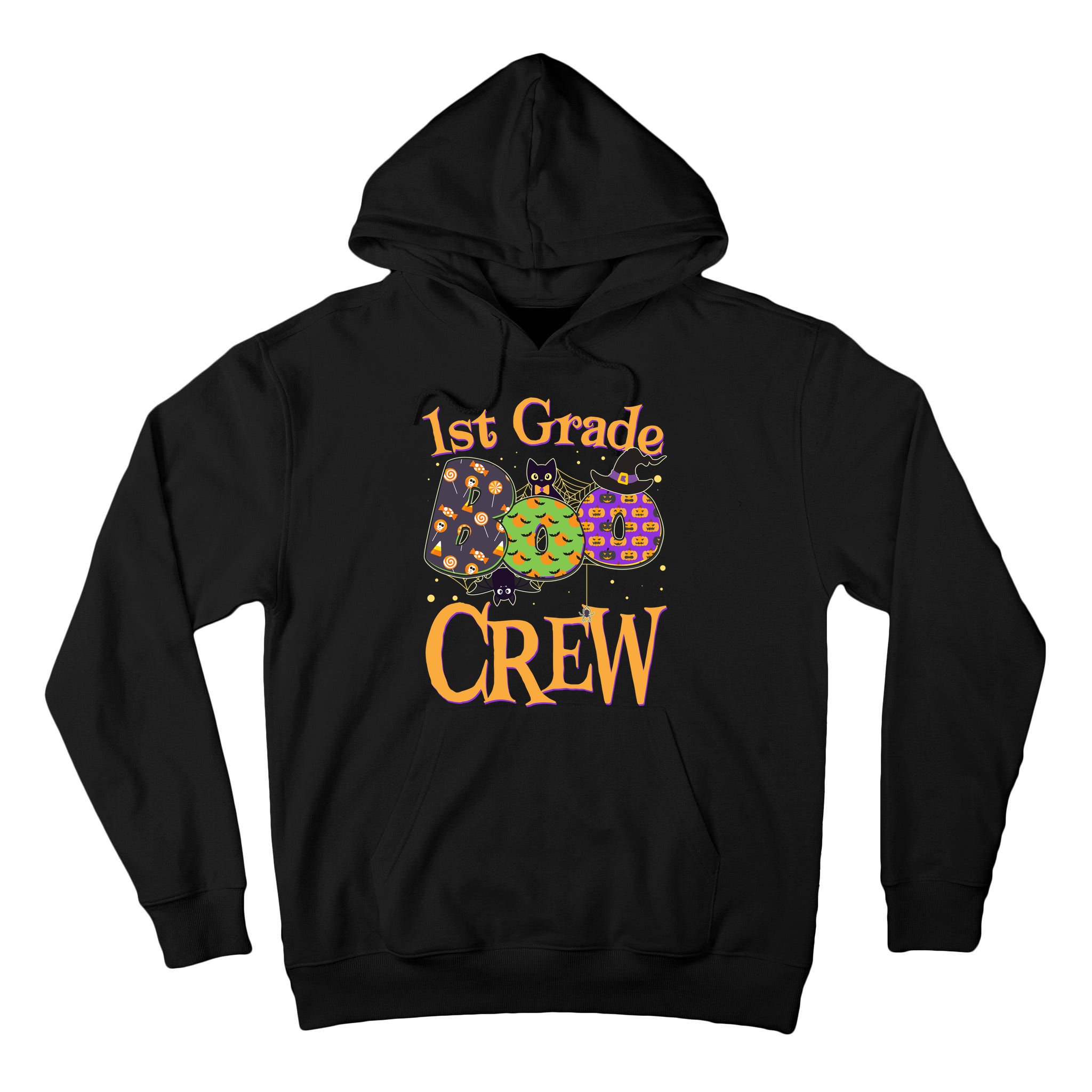 Cute Halloween 1st Grade Boo Crew Tall Hoodie