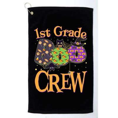 Cute Halloween 1st Grade Boo Crew Golf Towel