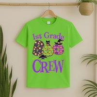 Cute Halloween 1st Grade Boo Crew T-Shirt