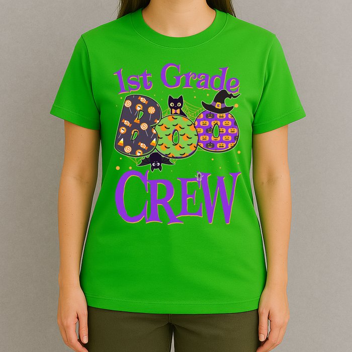 Cute Halloween 1st Grade Boo Crew T-Shirt