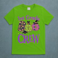 Cute Halloween 1st Grade Boo Crew T-Shirt