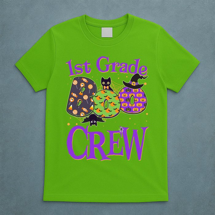 Cute Halloween 1st Grade Boo Crew T-Shirt