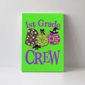 Cute Halloween 1st Grade Boo Crew Canvas