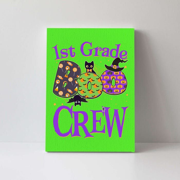 Cute Halloween 1st Grade Boo Crew Canvas