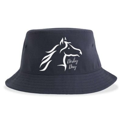 Cute Horse 150th Derby Day 2024 Horse Racing Fascinator Hat Sustainable Bucket Hat