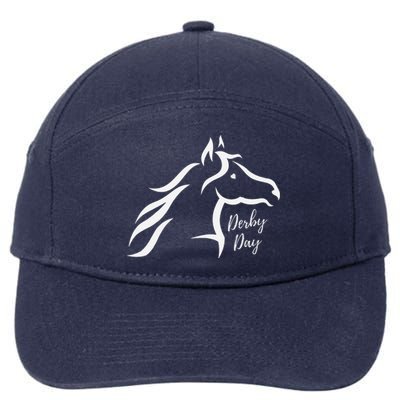 Cute Horse 150th Derby Day 2024 Horse Racing Fascinator Hat 7-Panel Snapback Hat