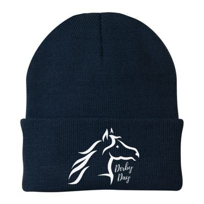 Cute Horse 150th Derby Day 2024 Horse Racing Fascinator Hat Knit Cap Winter Beanie