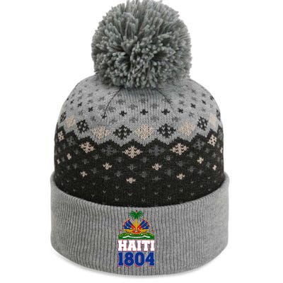 Celebrate Haiti 1804 Revolution The Baniff Cuffed Pom Beanie