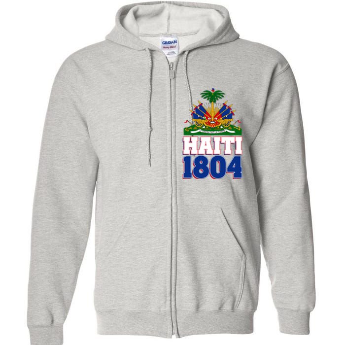 Celebrate Haiti 1804 Revolution Full Zip Hoodie