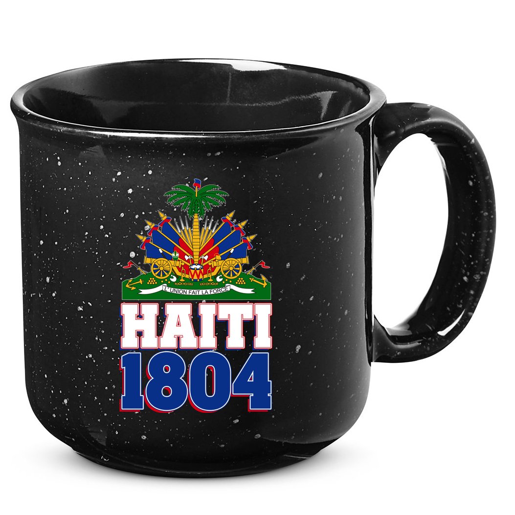 Celebrate Haiti 1804 Revolution 15oz Campfire Ceramic Mug
