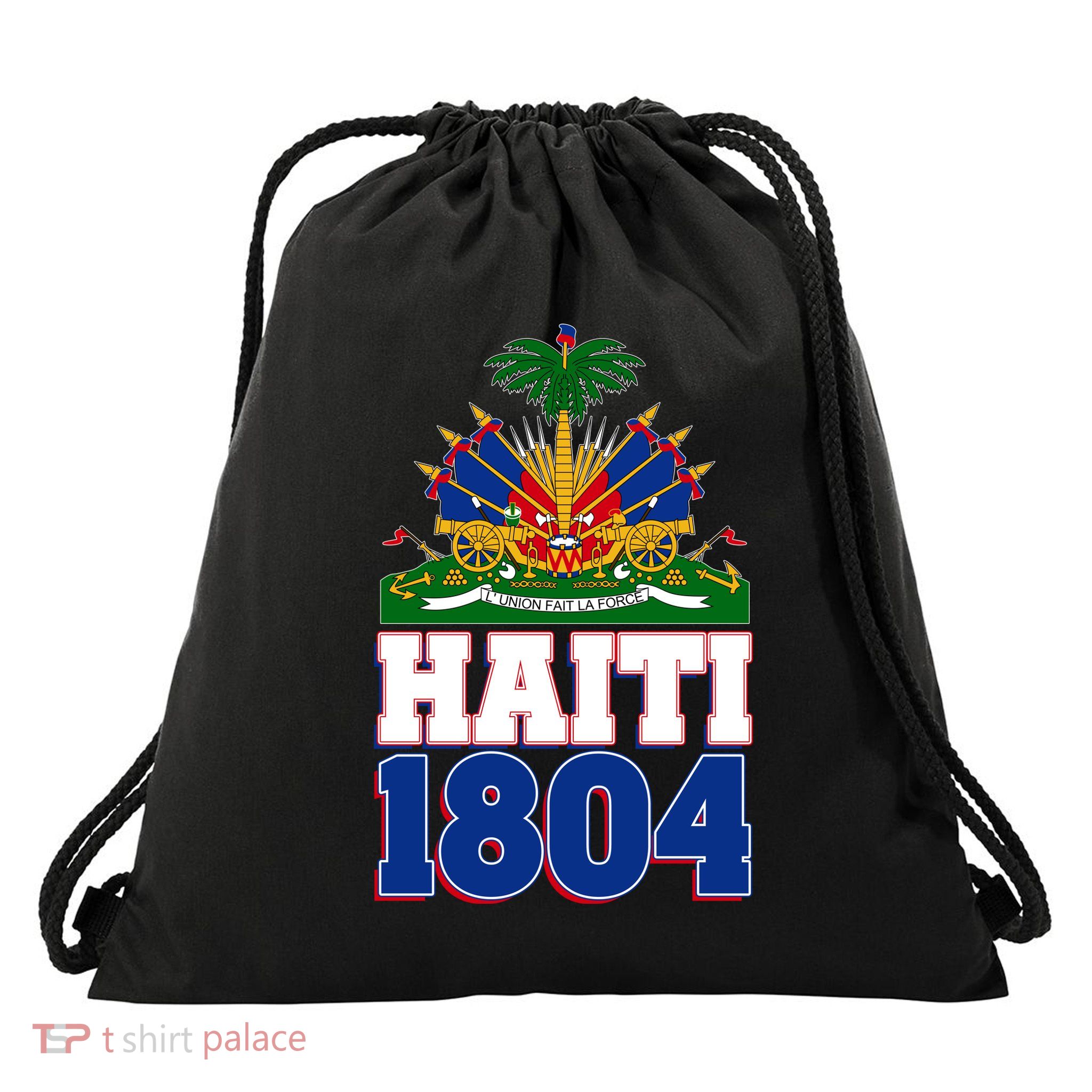 Celebrate Haiti 1804 Revolution Drawstring Bag