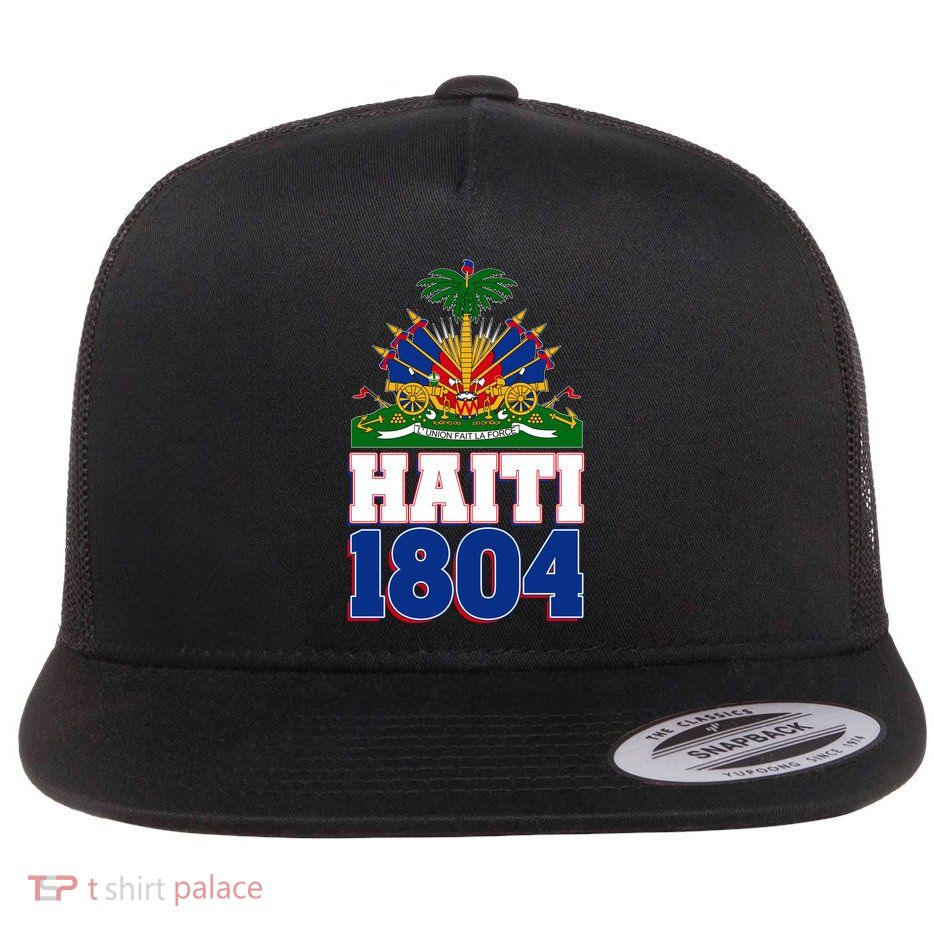 Celebrate Haiti 1804 Revolution Flat Bill Trucker Hat