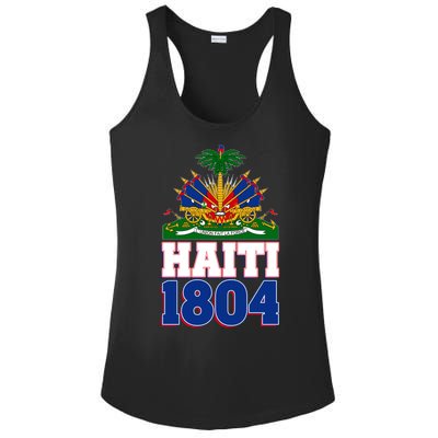 Celebrate Haiti 1804 Revolution Ladies PosiCharge Competitor Racerback Tank