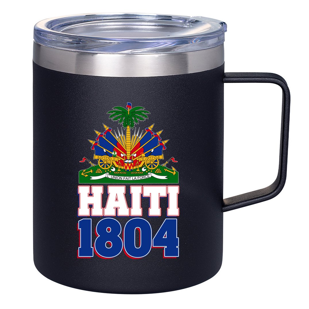 Celebrate Haiti 1804 Revolution 12oz Stainless Steel Coffee Mug