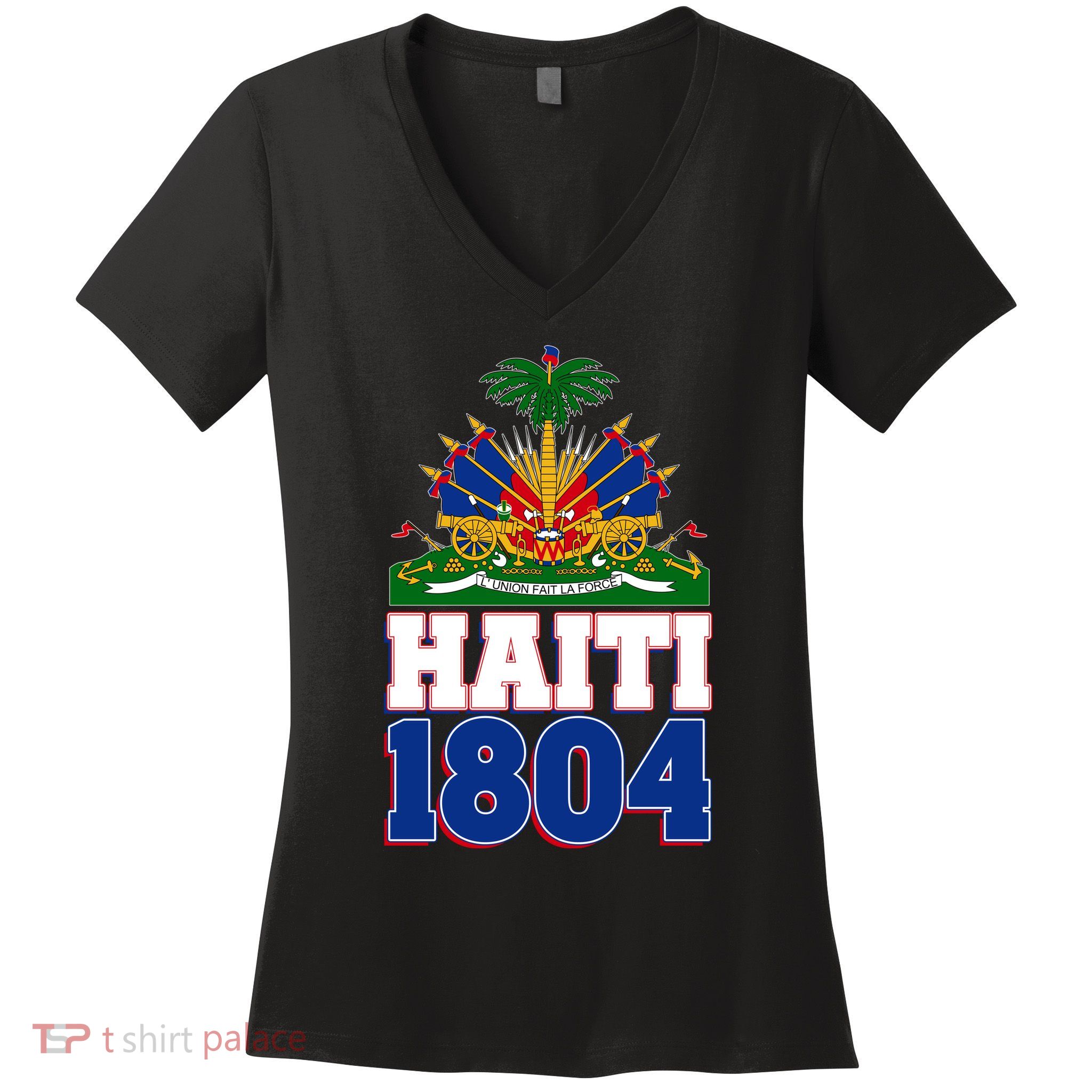 Celebrate Haiti 1804 Revolution Women's V-Neck T-Shirt