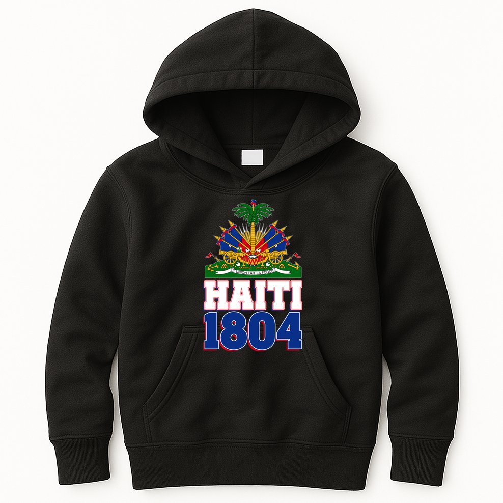 Celebrate Haiti 1804 Revolution Kids Hoodie