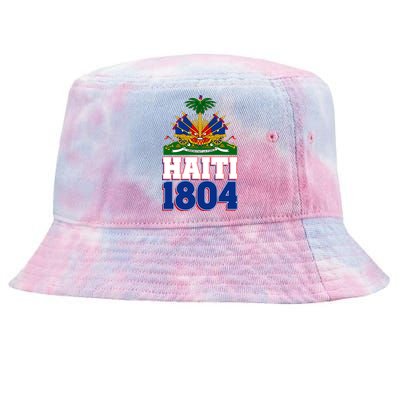 Celebrate Haiti 1804 Revolution Tie-Dyed Bucket Hat