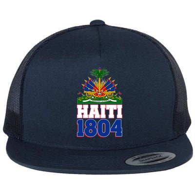 Celebrate Haiti 1804 Revolution Flat Bill Trucker Hat