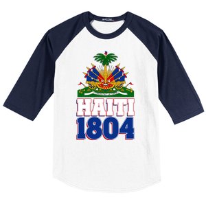 Celebrate Haiti 1804 Revolution Baseball Sleeve Shirt