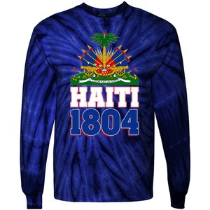 Celebrate Haiti 1804 Revolution Tie-Dye Long Sleeve Shirt