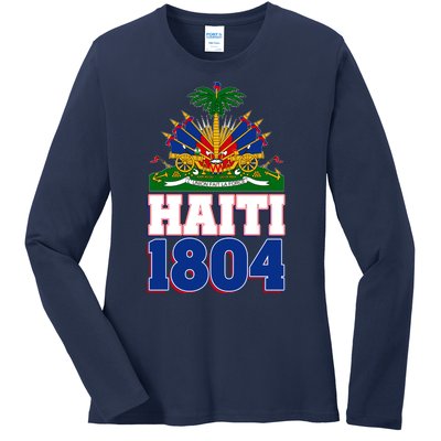 Celebrate Haiti 1804 Revolution Ladies Long Sleeve Shirt