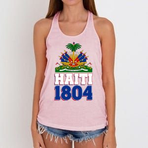 Celebrate Haiti 1804 Revolution Women's Knotted Racerback Tank