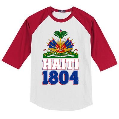 Celebrate Haiti 1804 Revolution Kids Colorblock Raglan Jersey