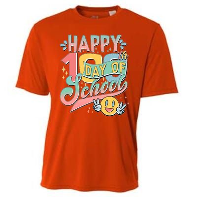 Cute Happy 100th Day Of School Cooling Performance Crew T-Shirt