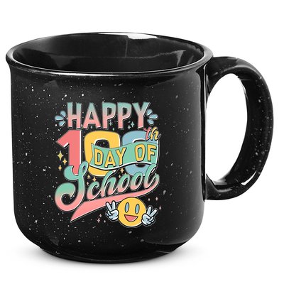 Cute Happy 100th Day Of School 15oz Campfire Ceramic Mug