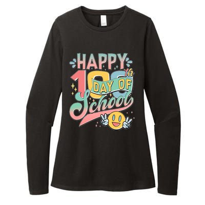 Cute Happy 100th Day Of School Womens CVC Long Sleeve Shirt