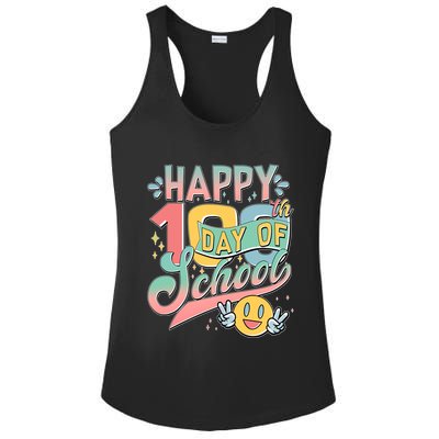 Cute Happy 100th Day Of School Ladies PosiCharge Competitor Racerback Tank