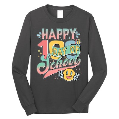 Cute Happy 100th Day Of School Long Sleeve Shirt
