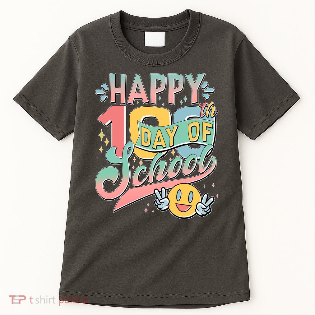 Cute Happy 100th Day Of School Tall T-Shirt