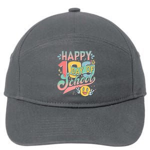 Cute Happy 100th Day Of School 7-Panel Snapback Hat