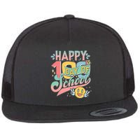 Cute Happy 100th Day Of School Flatbill Hat