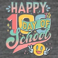 Cute Happy 100th Day Of School Flatbill Hat