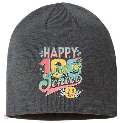 Cute Happy 100th Day Of School Sustainable Beanie